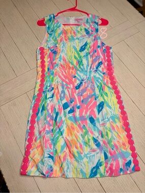 Lilly Pulitzer Sparkling Sands Shift Dress - Pink, Blue, Yellow, Green
